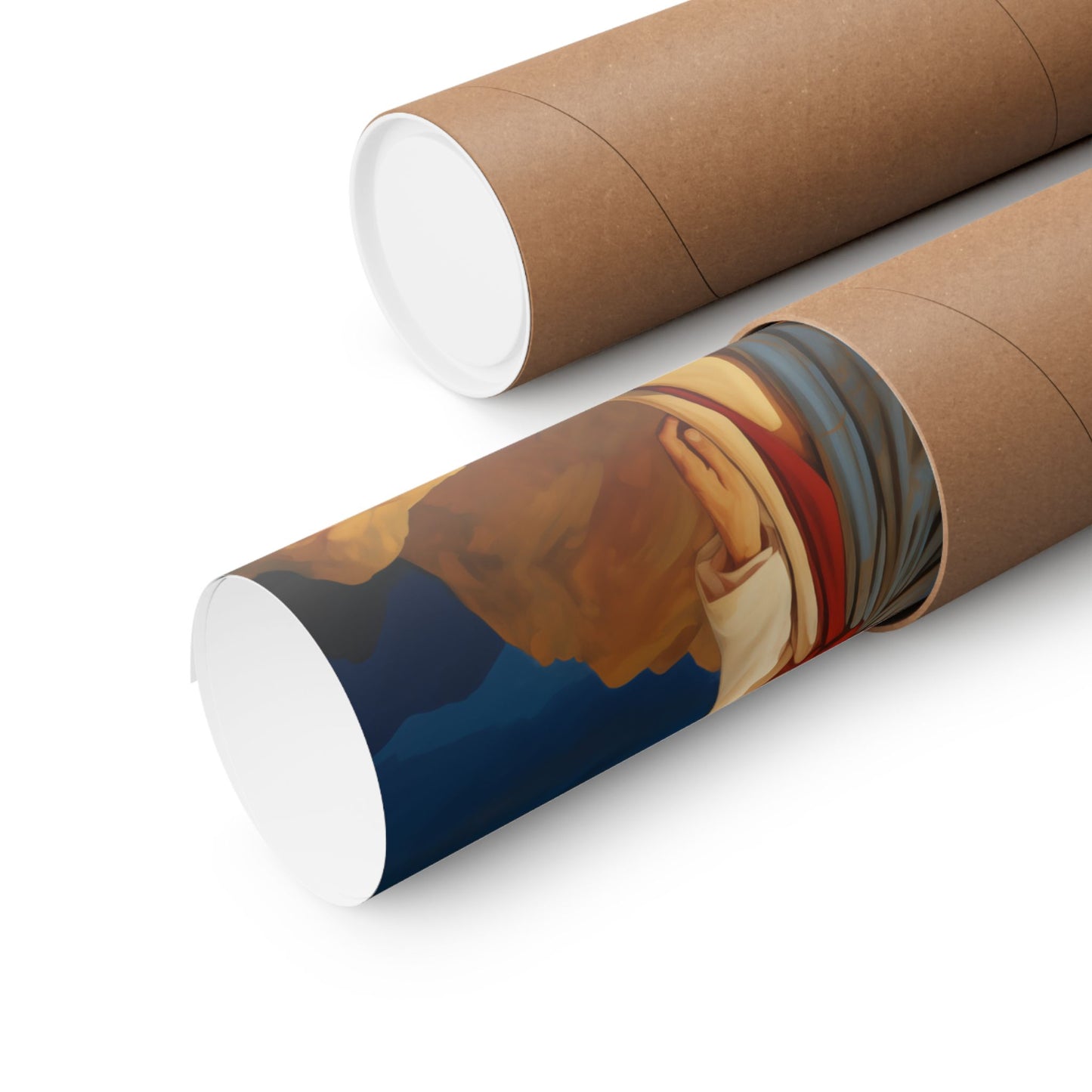 Saints James and John - Sons of Thunder - Sanctified Souls Print - Multiple Sizes - Premium Matte Vertical Posters