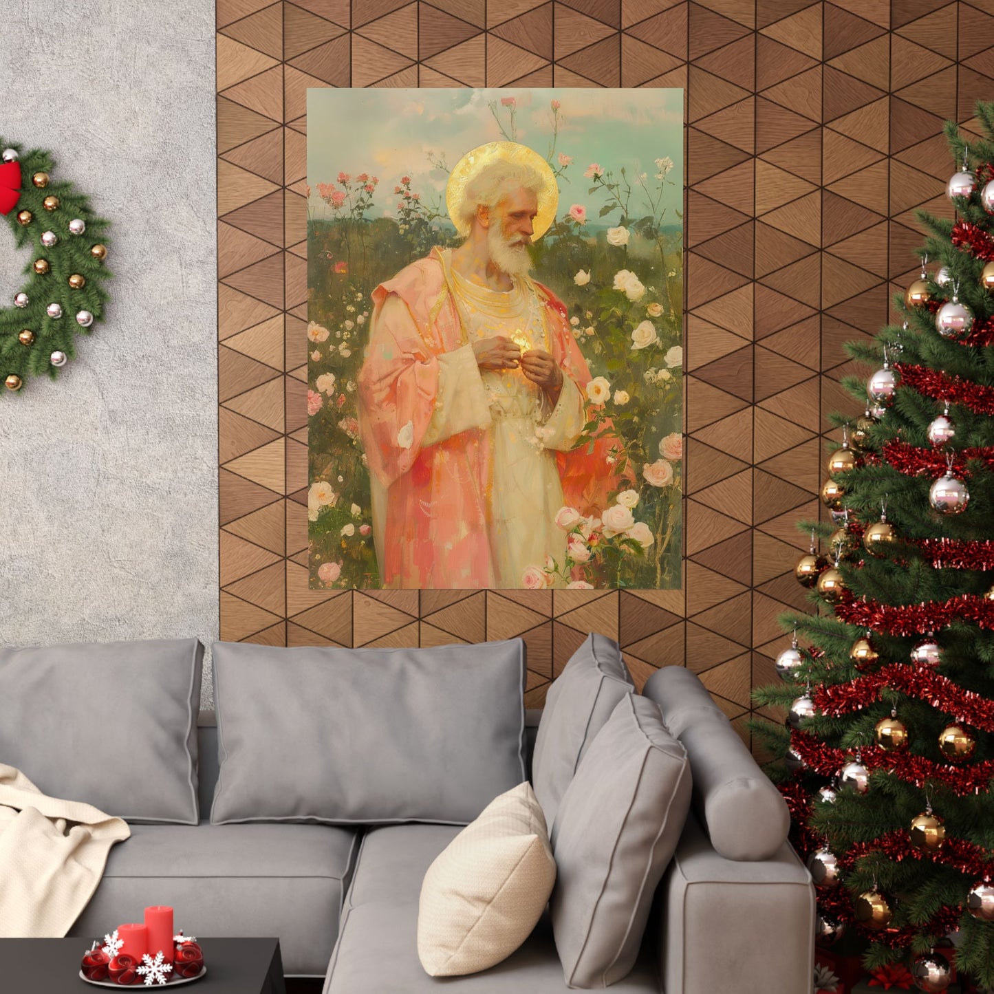 Saint Valentine -  Catholic Art - Multiple Sizes - Premium Posters - Catholic Art - Christian Home - Catholic Saint Art