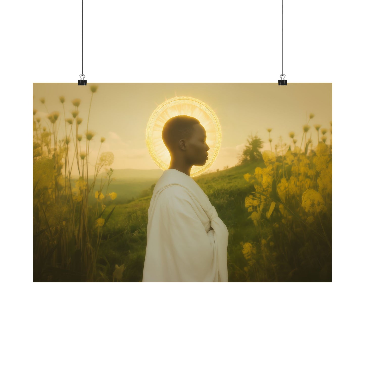 Saint Charles Lwanga- Sanctified Souls Print - Multiple Sizes - Premium Posters - Catholic Art - Christian Home Decor Artwork