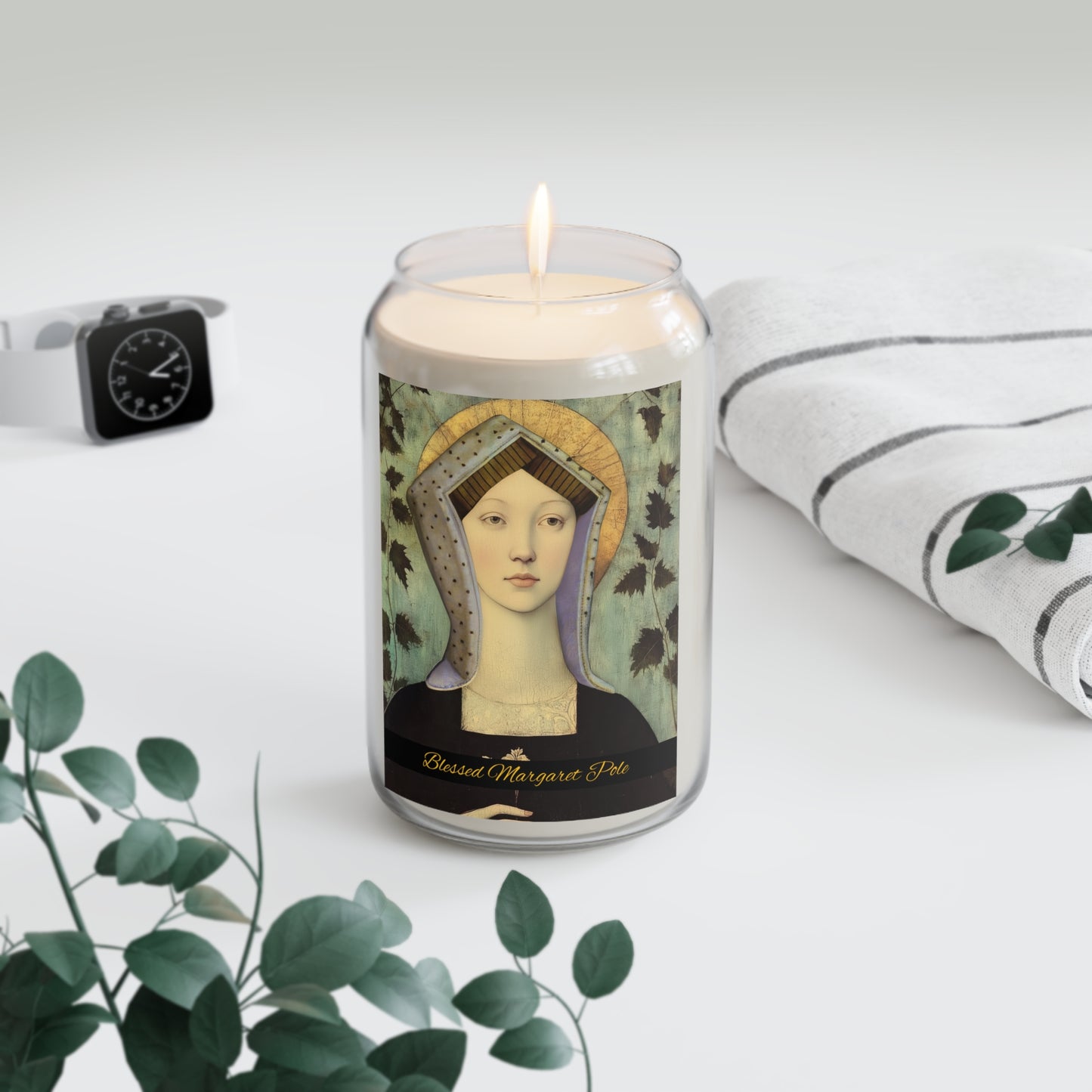 Blessed Margaret Pole - Scented Prayer Candle, 13.75oz - Tall Size - Religious Prayer Candle - English Tudor Saint Art - Catholic Saint