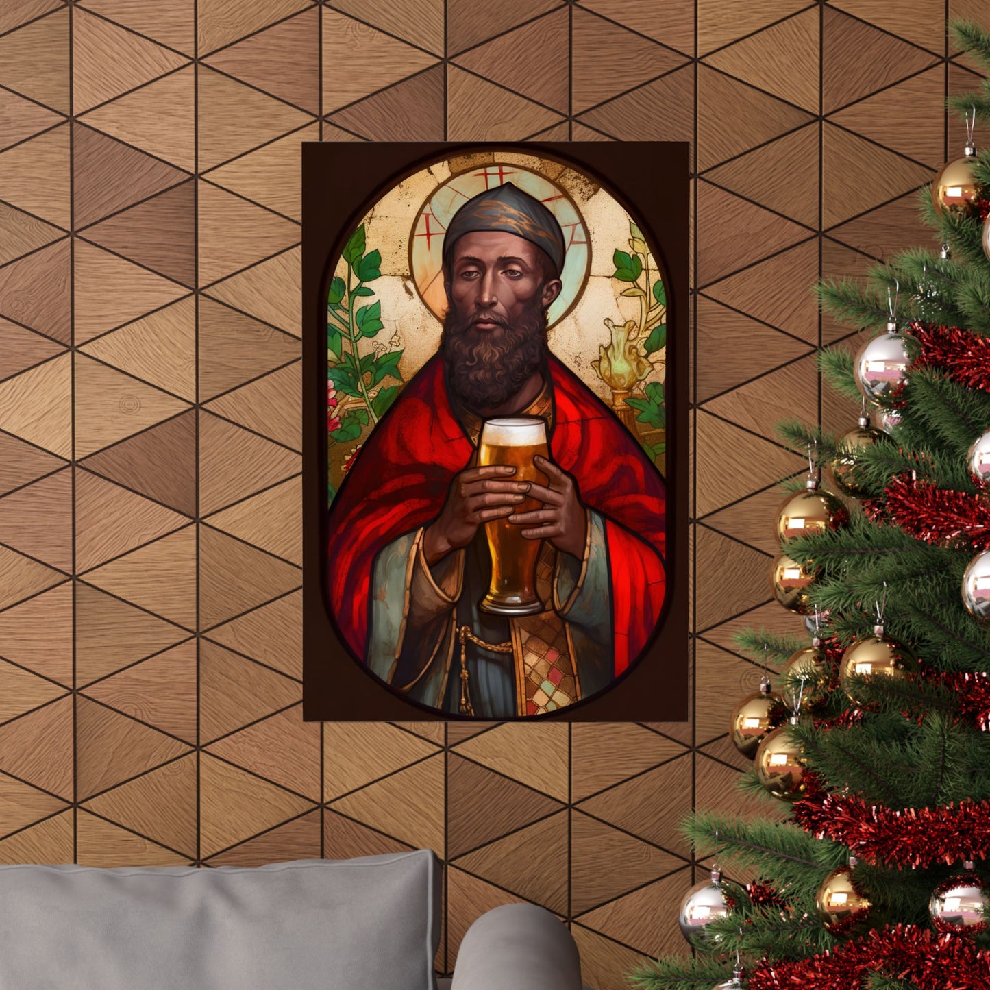 Saint Augustine of Hippo - Sanctified Souls Print - Multiple Sizes - Premium Matte Vertical Posters