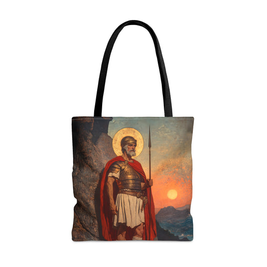 Saint Andrew the Tribune Tote Bag - Large Medium Small Faith Art Bag - Catholic Faith Purse - Religious - Prayer Bag - Devotional Purse