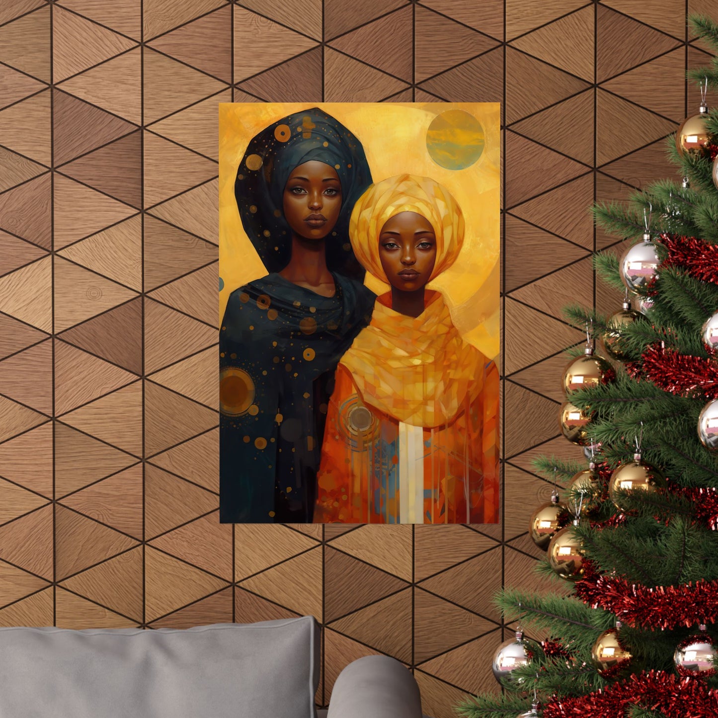 Saint Perpetua and Saint Felicity Print - Sanctified Souls Print - Multiple Sizes - Premium Matte Vertical Posters