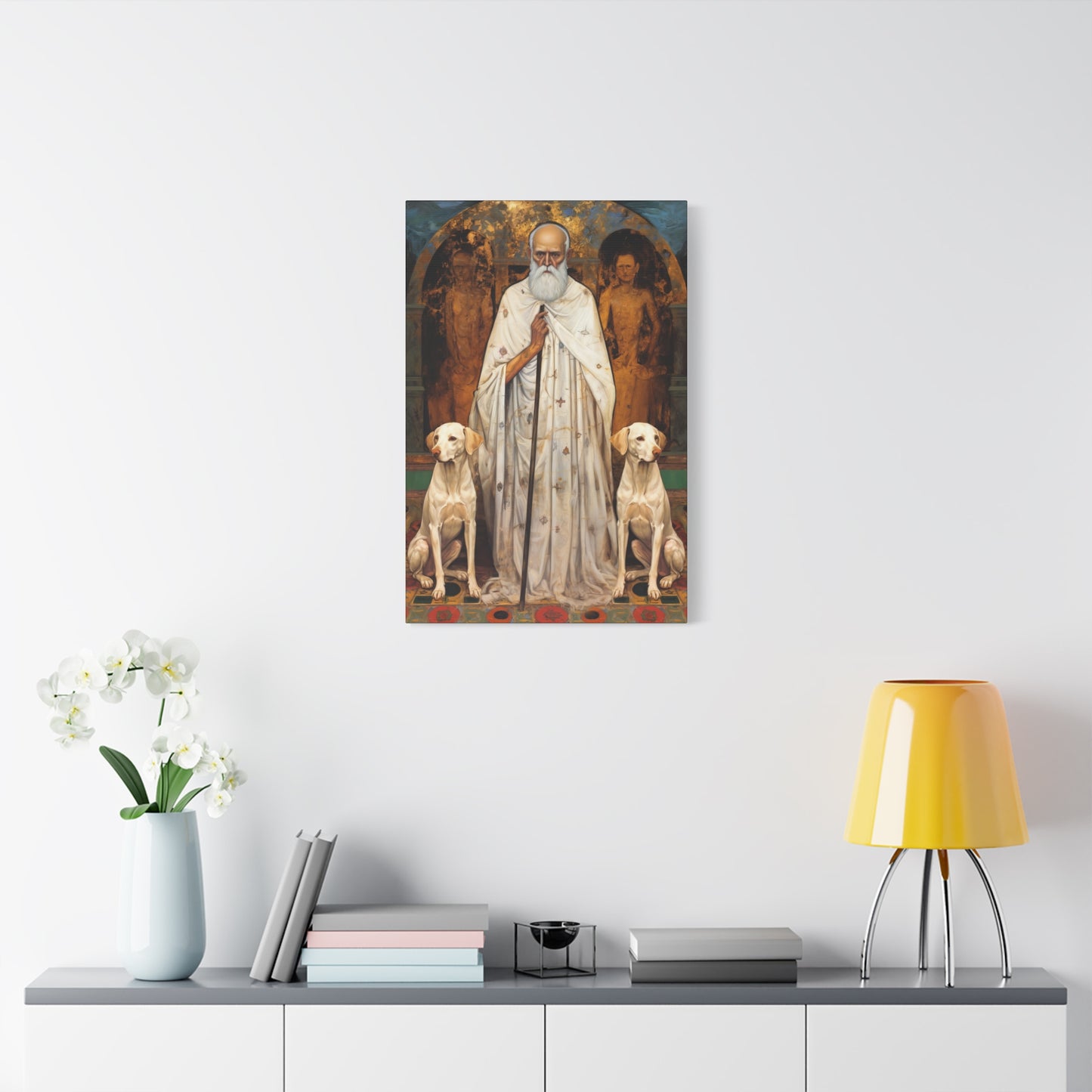 Saint Lazarus of Bethany Canvas Print - Multiple Sizes - Catholic Home art - Museum Wrapped Canvas - Sanctified Souls Print