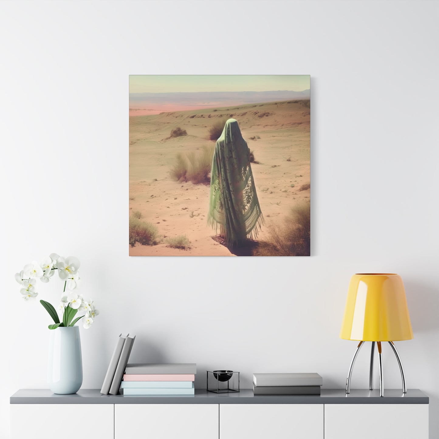 Saint Theodora of Alexandria  - Museum Wrapped Canvas - Sanctified Souls Print - Desert Mothers Series - Fine art Print - Religiou