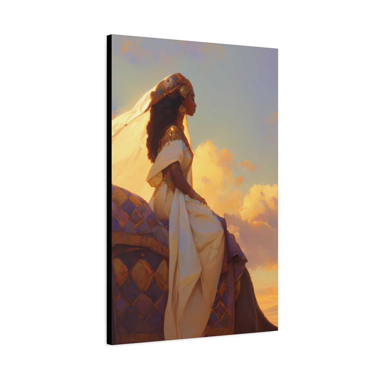 Queen of Sheba - Gallery Wrapped Canvas - Print - Religious Art for your Home - Catholic Art