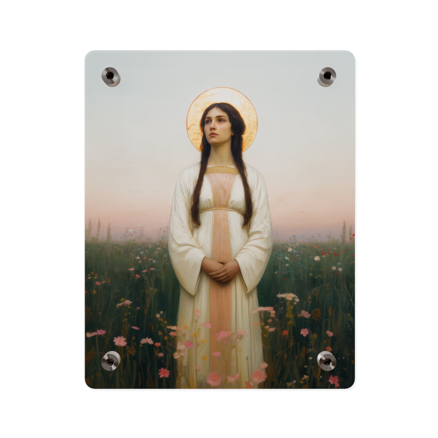 Saint Sabina Wall Art Panel - Ready to Hang Acrylic Print - Catholic Saint Art - Patron Saint Print - No Frame needed