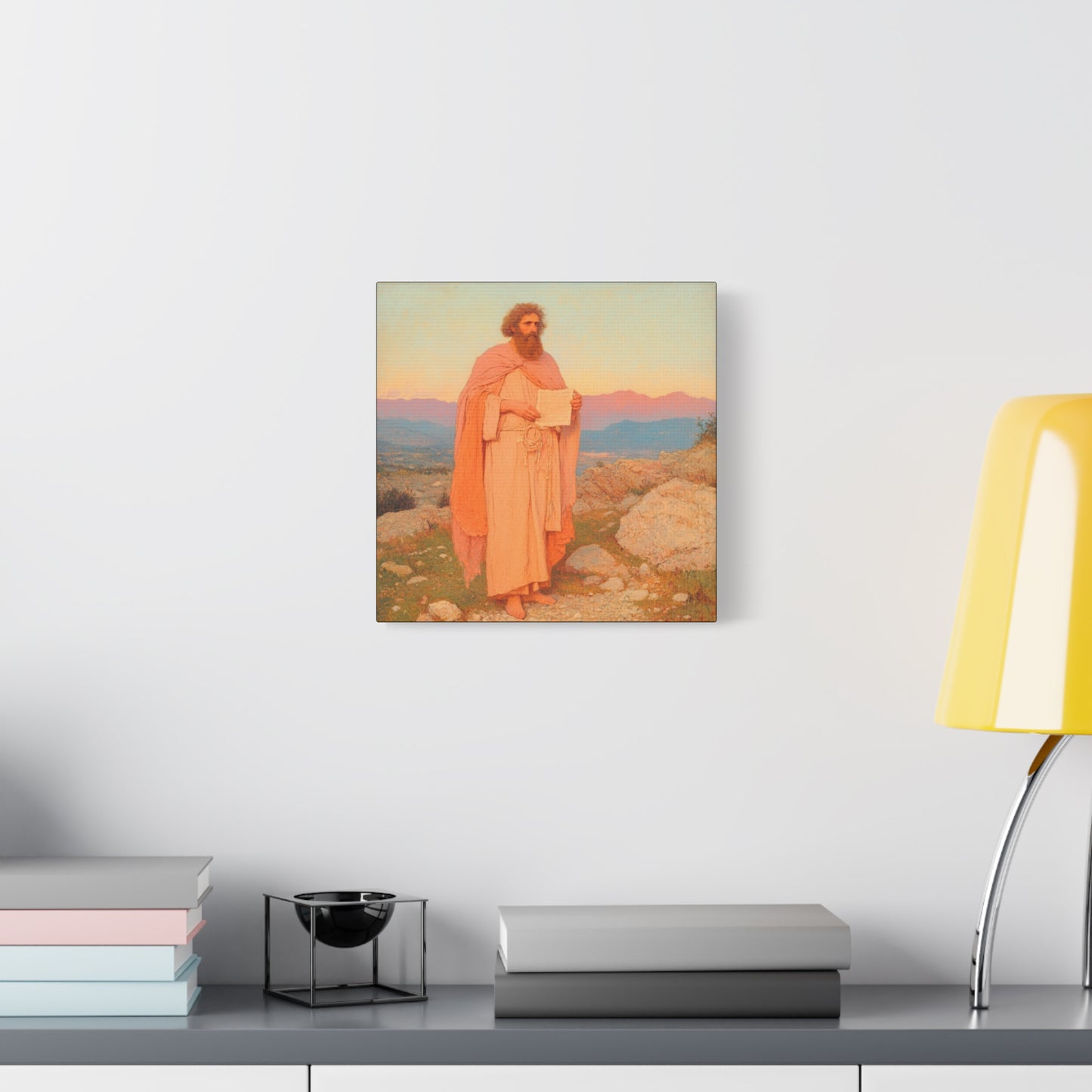 Obadiah - Keeper of the Lord's Warning and Mercy - Gallery Wrapped Canvas - Print - Religious Art for your Home - Catholic Art
