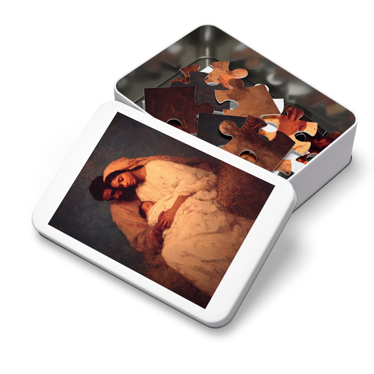 Love Made Visible in the Holy Family - Puzzle & Keepsake Tin - Religious Jigsaw Puzzle (30, 110, 252, 500,1000-Piece)