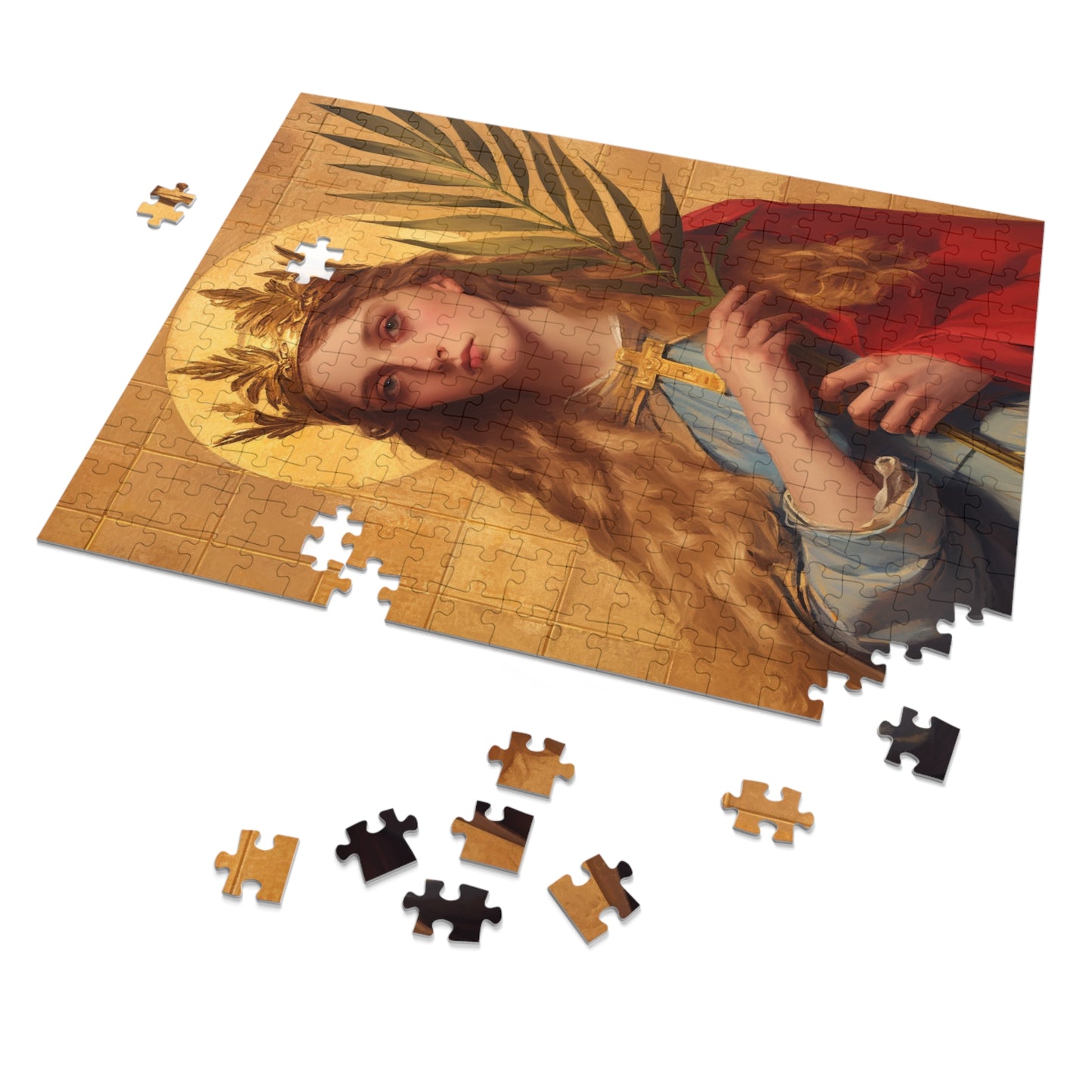 Saint Agrippina - Puzzle & Keepsake Tin - Religious Jigsaw Puzzle (30, 110, 252, 500,1000-Piece)