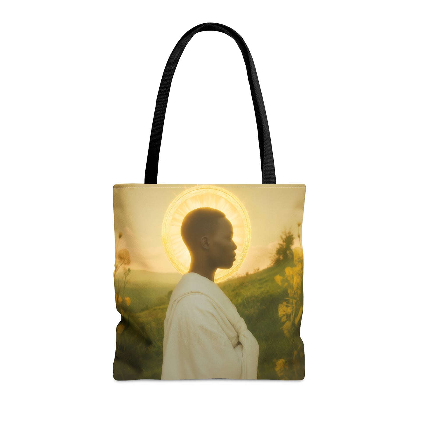 Saint Charles Lwanga - Tote Bag - Large Medium Small Faith Art Bag - Bible Study Faith Purse - Double Sided