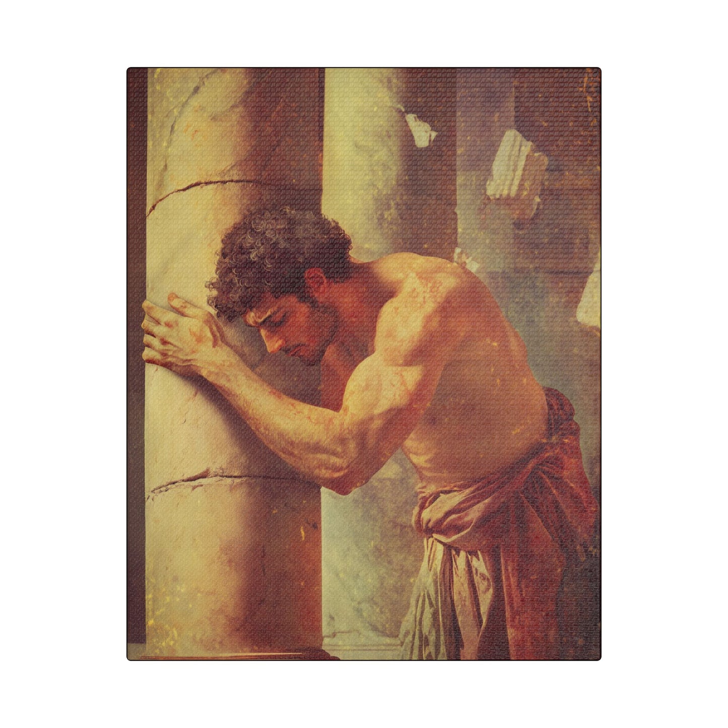 Samson - Museum Wrapped Canvas - Sanctified Souls Print - Religious Art for your Home