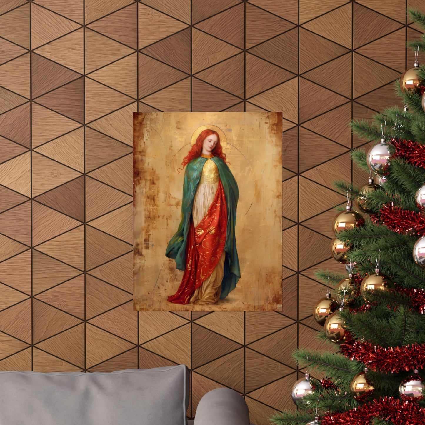 Resilient Spirit - Mary Magdalene's Faithful Path - Sanctified Souls Print - Multiple Sizes - Premium Posters - Catholic Art - Christian