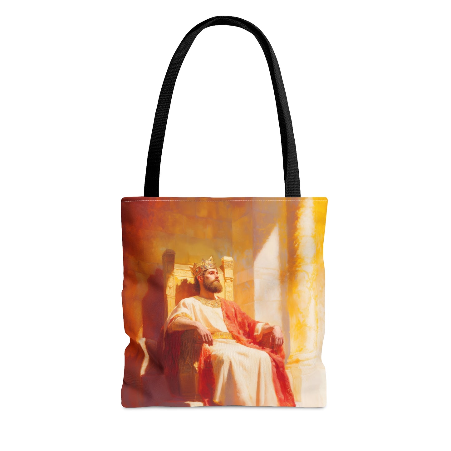King Solomon: Keeper of God's Understanding - Tote Bag - Large Medium Small Faith Art Bag - Catholic Faith Purse