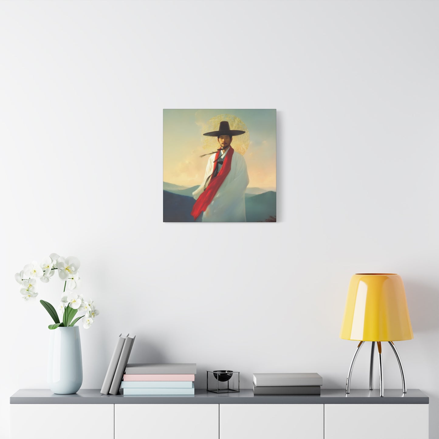 Saint Andrew Kim Taegon - Multiple Sizes - Catholic Home art - Museum Wrapped Canvas - Sanctified Souls Print - Martyr Saint