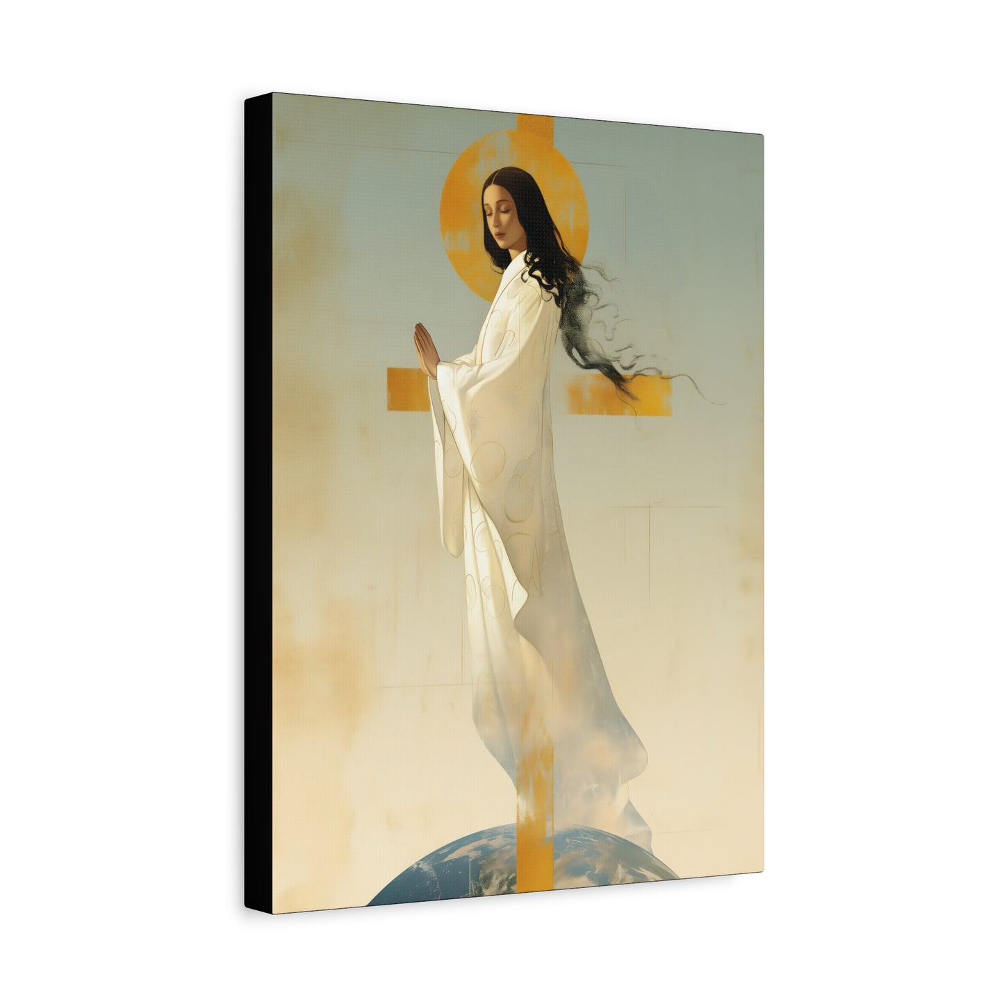 Our Lady of Akita - Mother Mary - Gallery Wrapped Canvas - Print - Religious Art for your Home - Catholic
