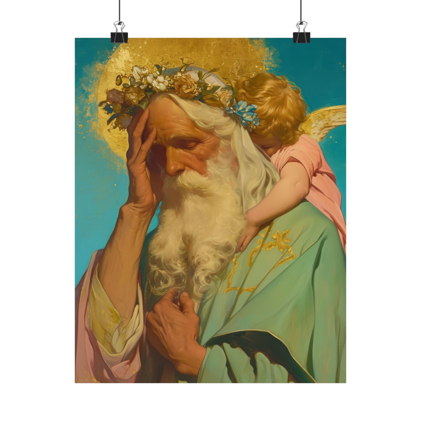 Saint Alexis Falconieri - Sanctified Souls Print - Multiple Sizes - Premium Posters - Catholic Art - Christian Home Decor Artwork
