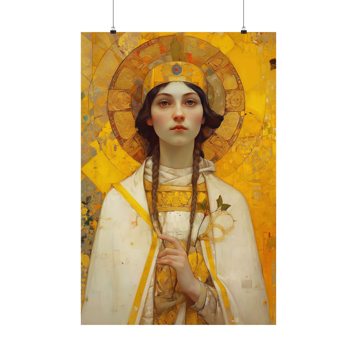 Saint Agatha Print - Sanctified Souls Print - Multiple Sizes - Premium Matte Vertical Posters - Patron Saint of Nurses