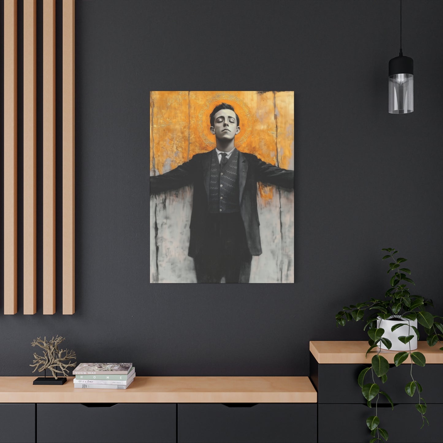 Blessed Miguel Pro- Gallery Wrapped Canvas - Print - Religious Art for your Home - Catholic Saint Art Print - Home Decor - Catholic Art