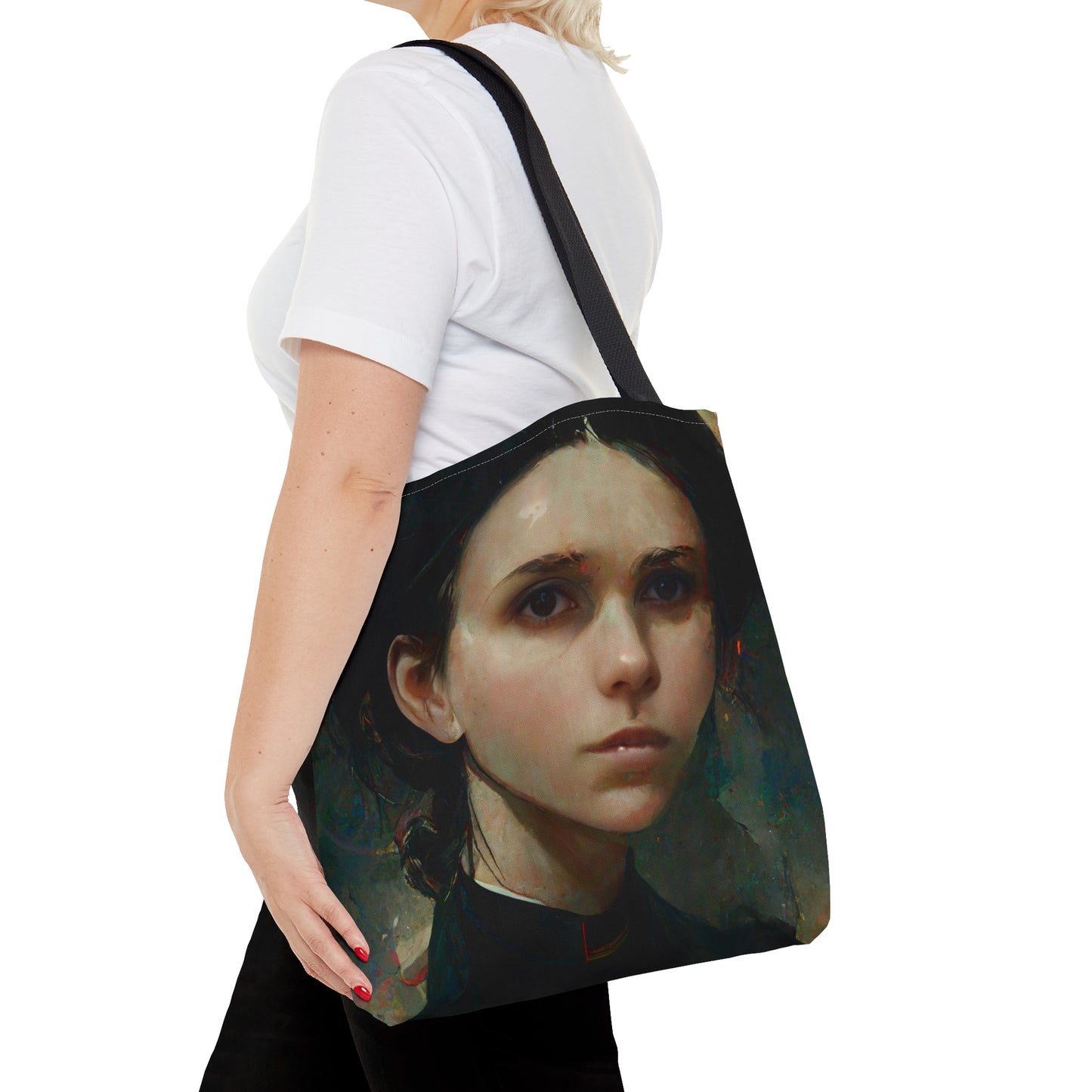 Saint Gemma Galgani Tote Bag - Purse - Three sizes - Large Medium Small Faith Art Bag - Catholic faith carry-all purse - Double Sided