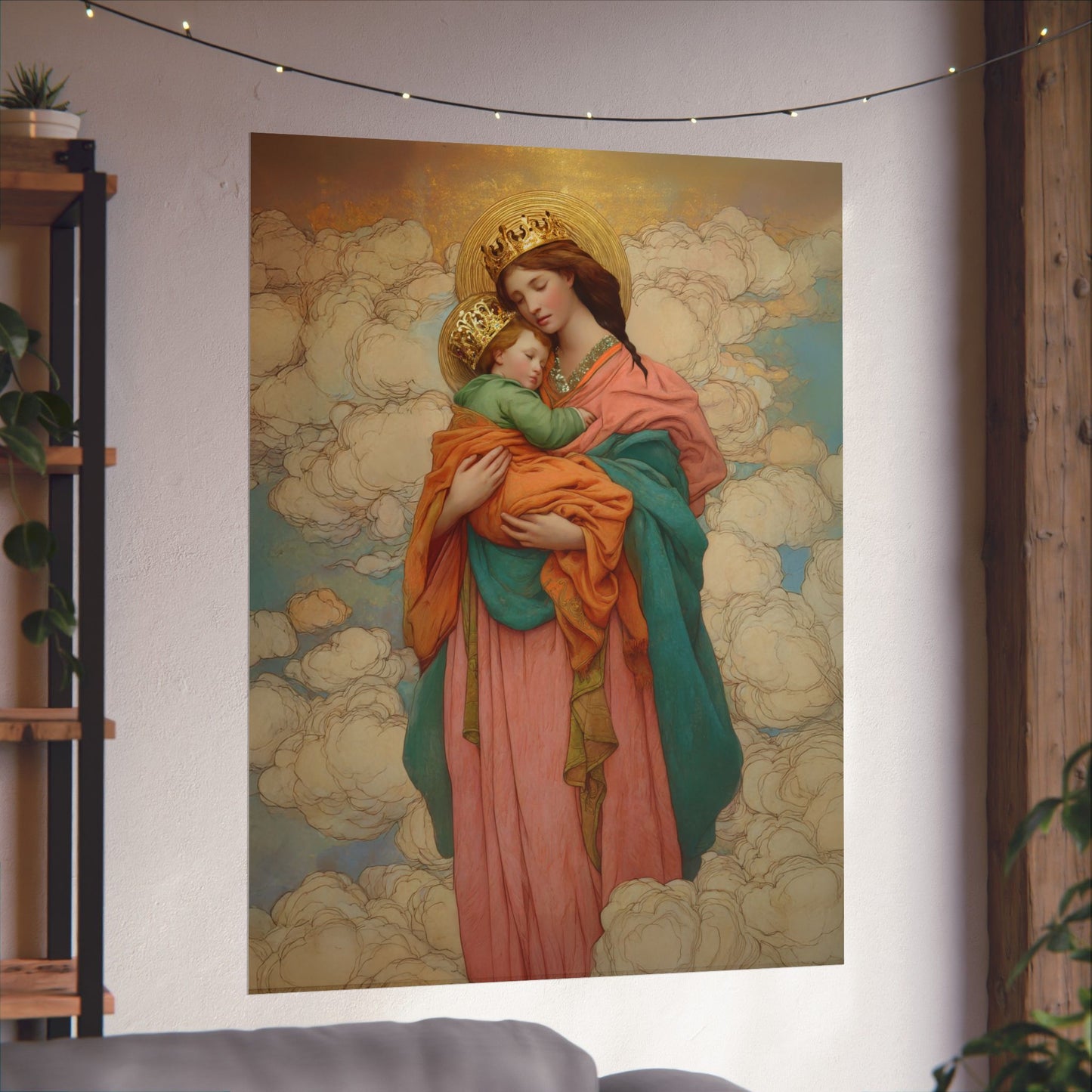 Our Lady of Perpetual Help - Sanctified Souls Print - Multiple Sizes - Premium Matte Vertical Posters