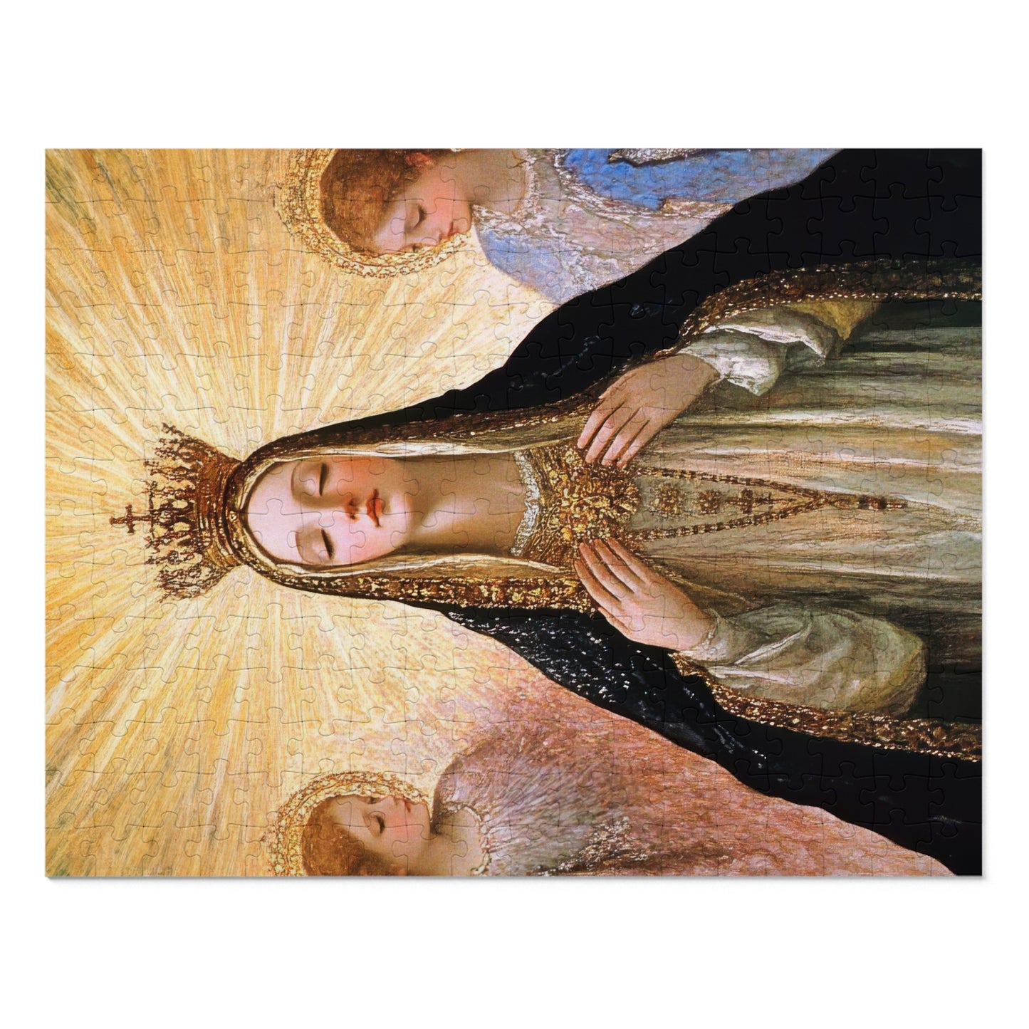 Divine Majesty : The Crowning of the Queen of Heaven - Puzzle and Keepsake Tin - Religious (30, 110, 252, 500,1000) - Religious Puzzle