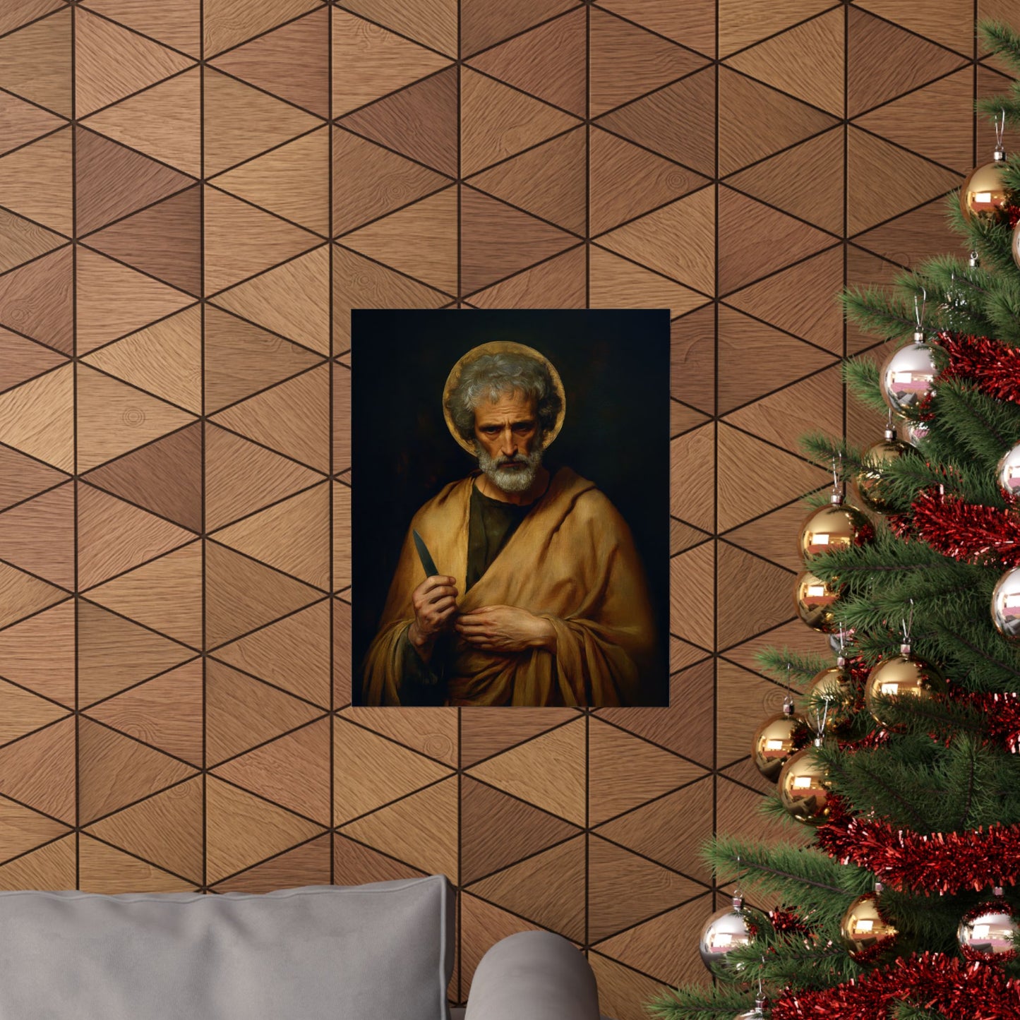 Saint Bartholomew the Apostle - Sanctified Souls Print - Multiple Sizes - Premium Matte Vertical Posters