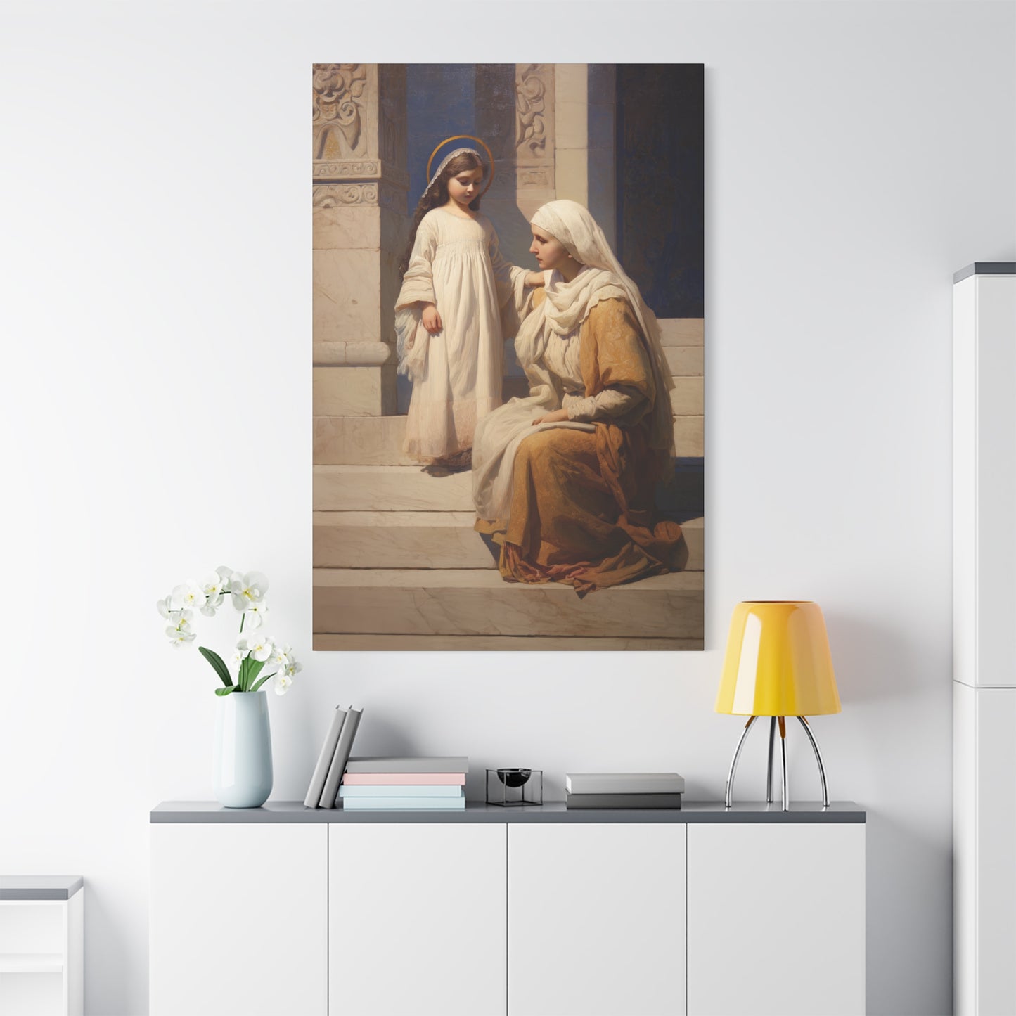 The Feast of the Presentation of the Blessed Mary - Gallery Wrapped Canvas - Print - Religious Art for your Home - Catholic