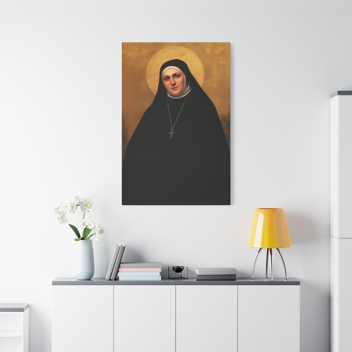 Saint Geltrude Caterina Comensoli - Gallery Wrapped Canvas - Print - Religious Art for your Home - Catholic Art