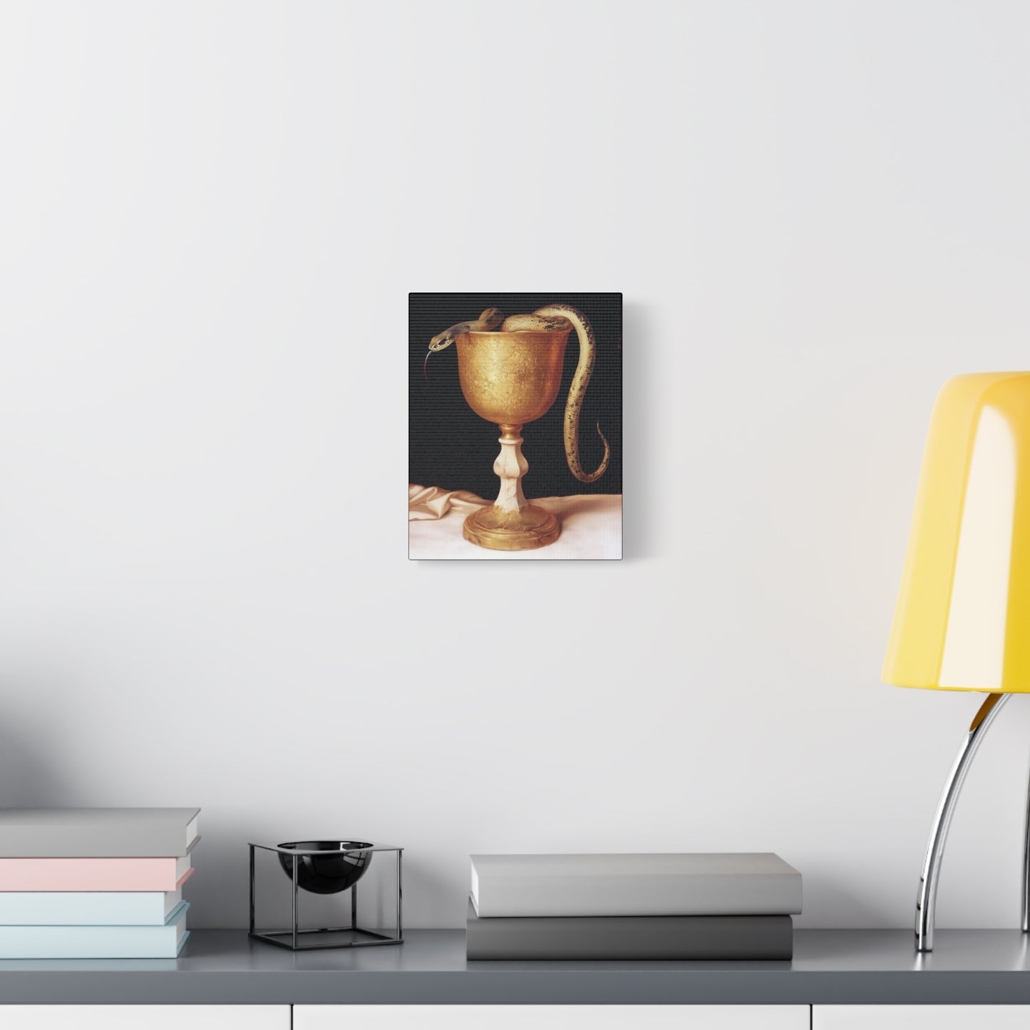 Saint John's Chalice - Gallery Wrapped Canvas - Print - Religious Art for your Home - Catholic