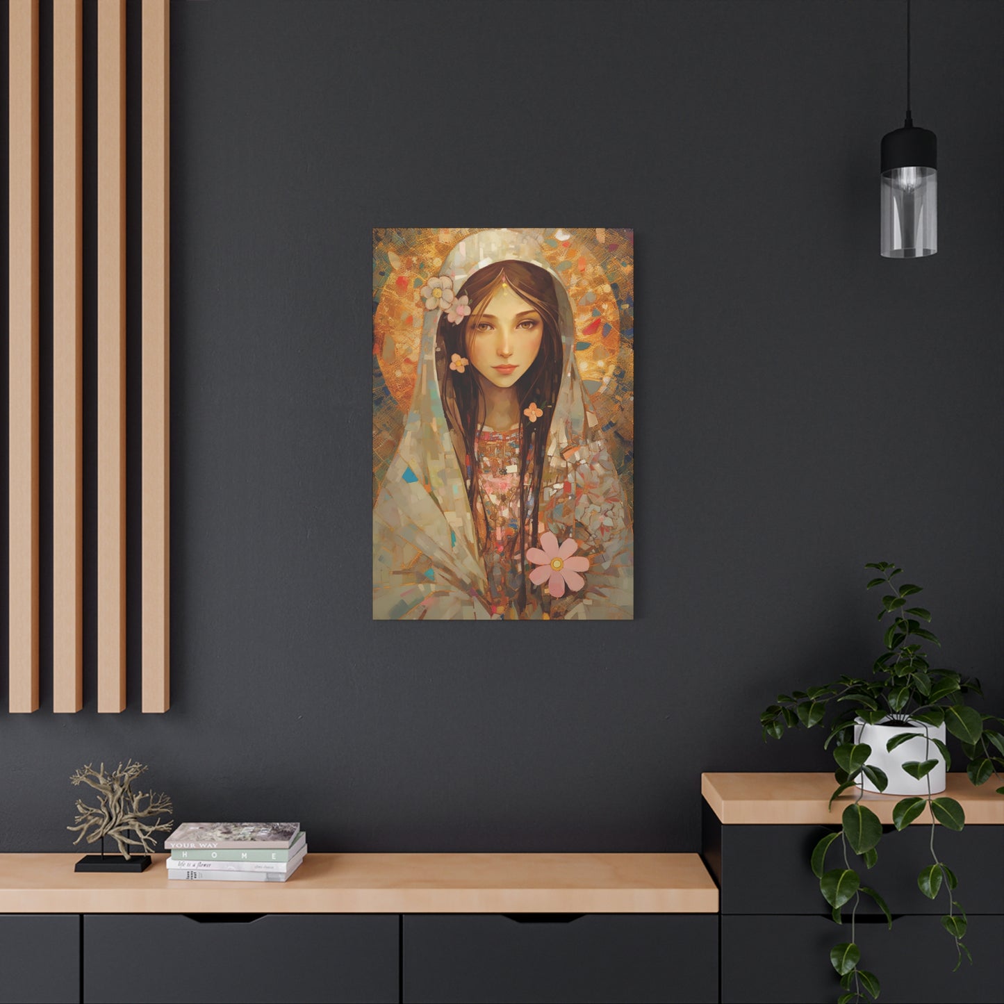 Saint Maria Goretti - Museum Wrapped Canvas - Sanctified Souls Print - Religious Art for your Home