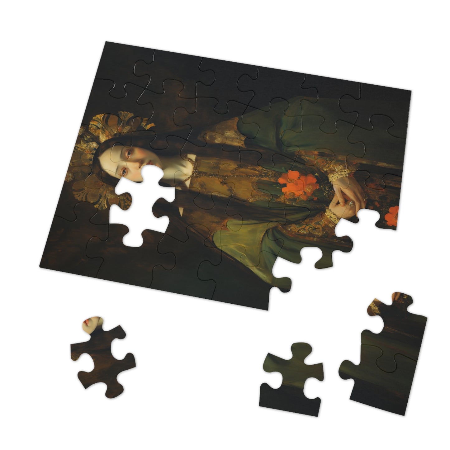 Saint Elizabeth of Portugal - Puzzle and Keepsake Tin - Religious Jigsaw Puzzle (30, 110, 252, 500,1000-Piece) - Religious Puzzle