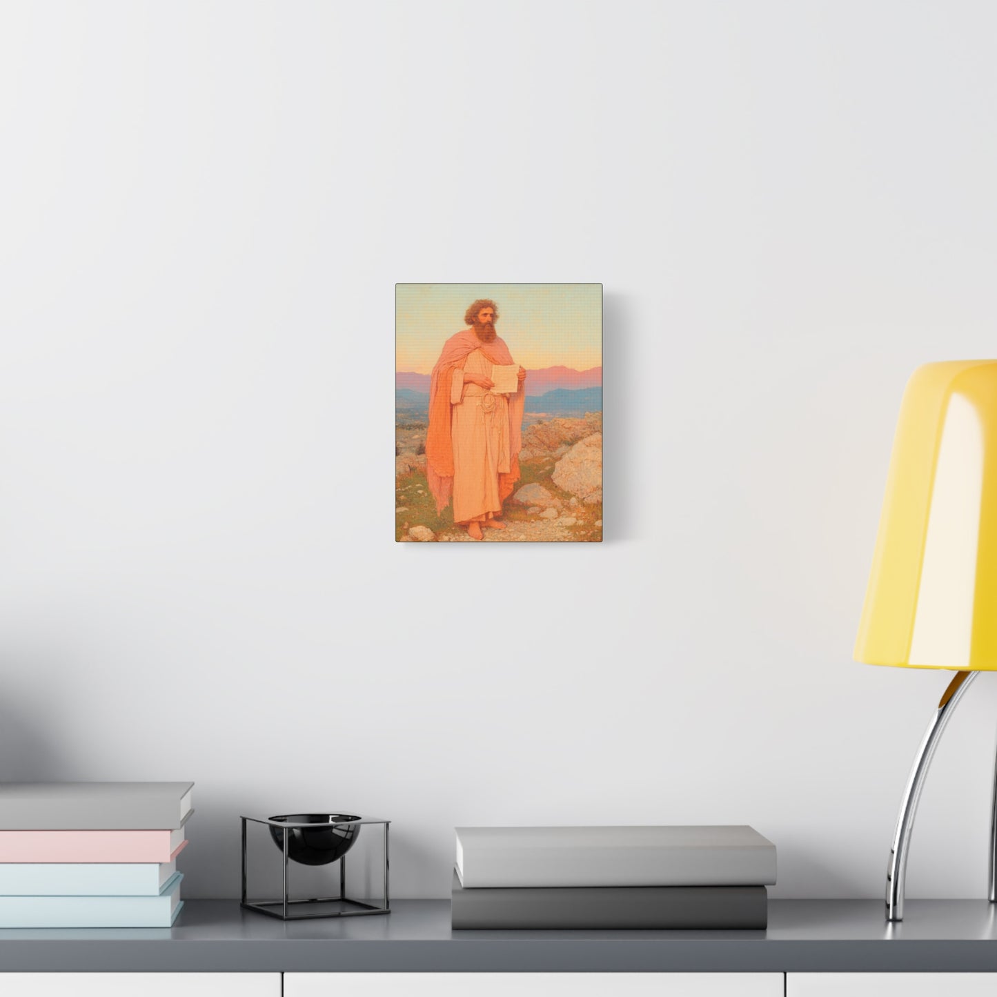 Obadiah - Keeper of the Lord's Warning and Mercy - Gallery Wrapped Canvas - Print - Religious Art for your Home - Catholic Art