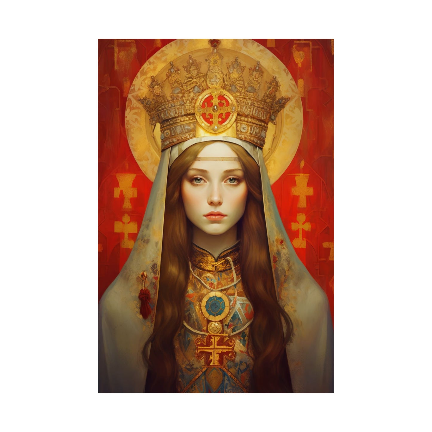 Saint Alexandra Print - Sanctified Souls Print - Multiple Sizes - Premium Matte Vertical Posters