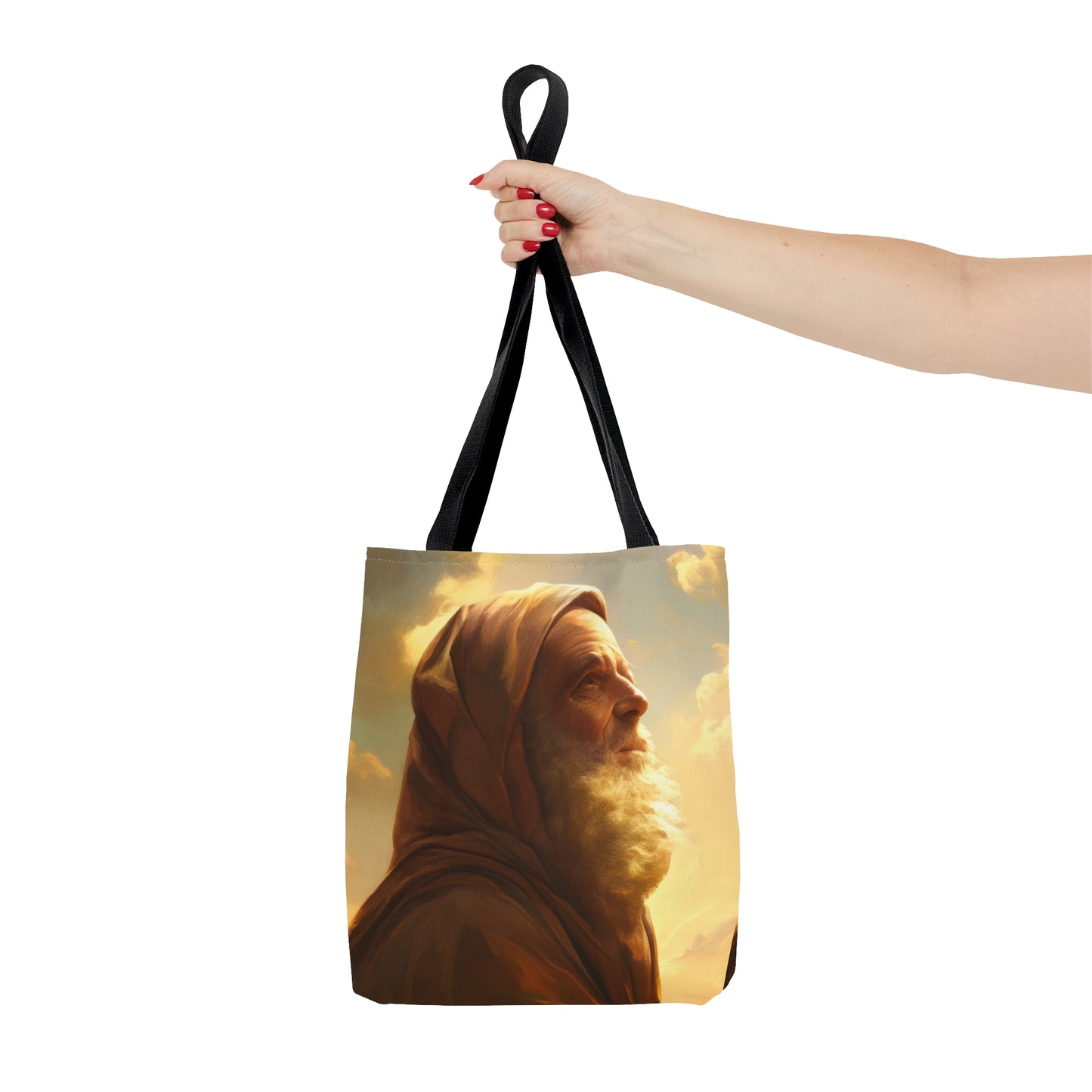Father Abraham - Tote Bag - Large Medium Small Faith Art Bag - Bible Study Faith Purse - Double Sided