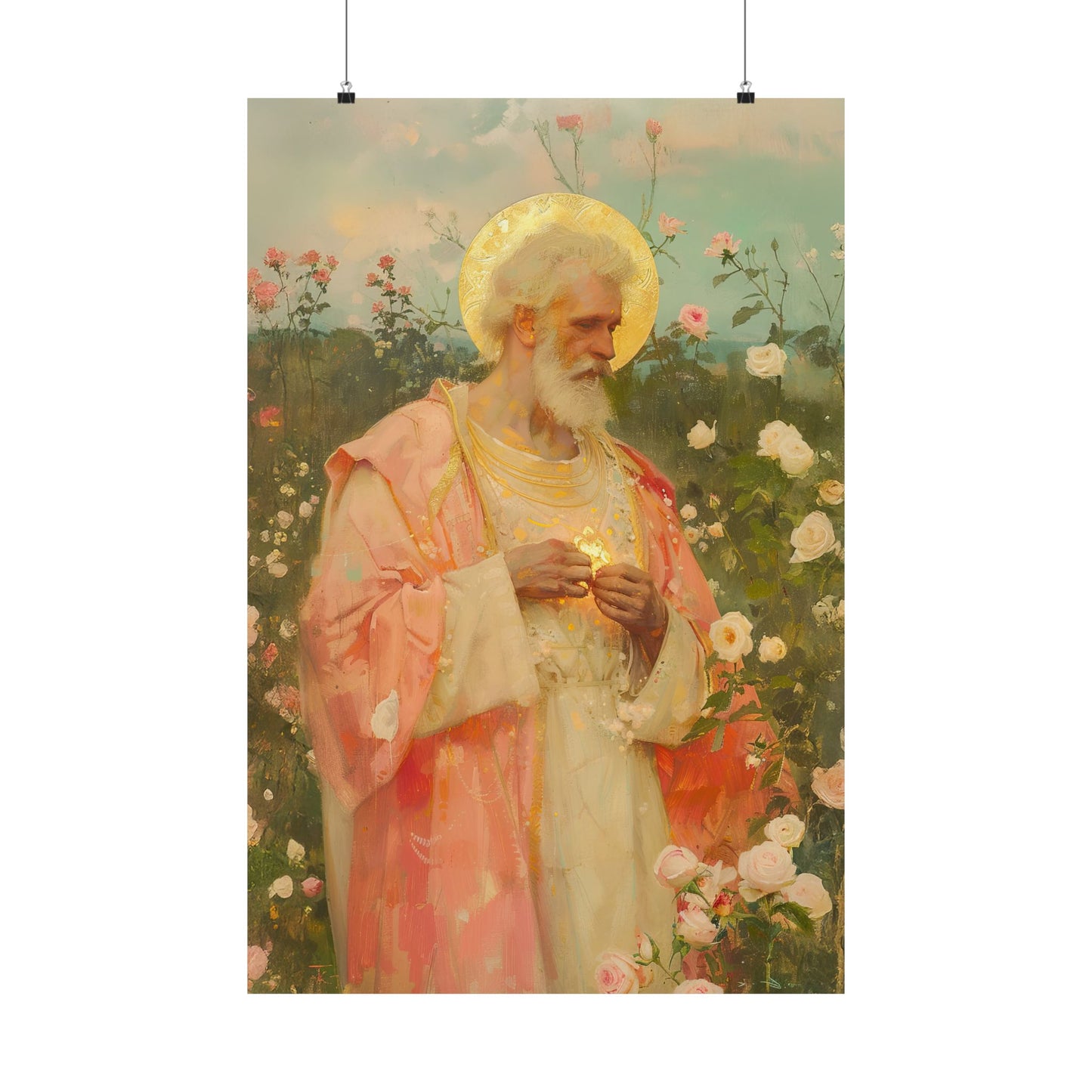 Saint Valentine -  Catholic Art - Multiple Sizes - Premium Posters - Catholic Art - Christian Home - Catholic Saint Art