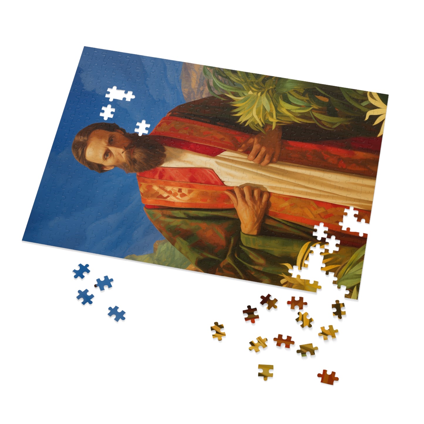 Saint John the Baptist - Puzzle and Keepsake Tin - Jigsaw Puzzle (30, 110, 252, 500,1000-Piece) - Religious Puzzle