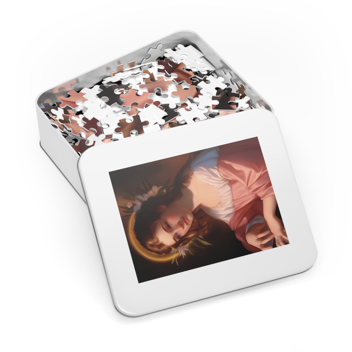 Saint Cecilia - Puzzle and Keepsake Tin - (30, 110, 252, 500,1000) - Religious - Gifts for Catholic