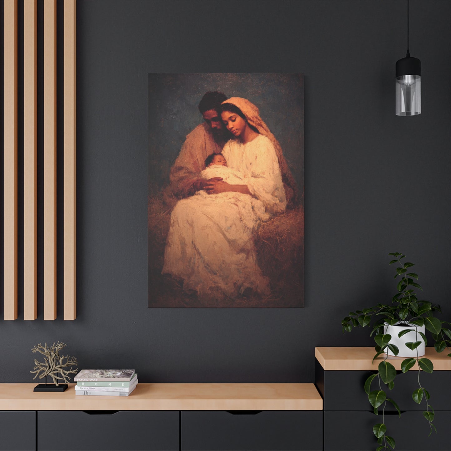 Love Made Visible in the Holy Family - Gallery Wrapped Canvas - Print - Religious Art for your Home - Catholic