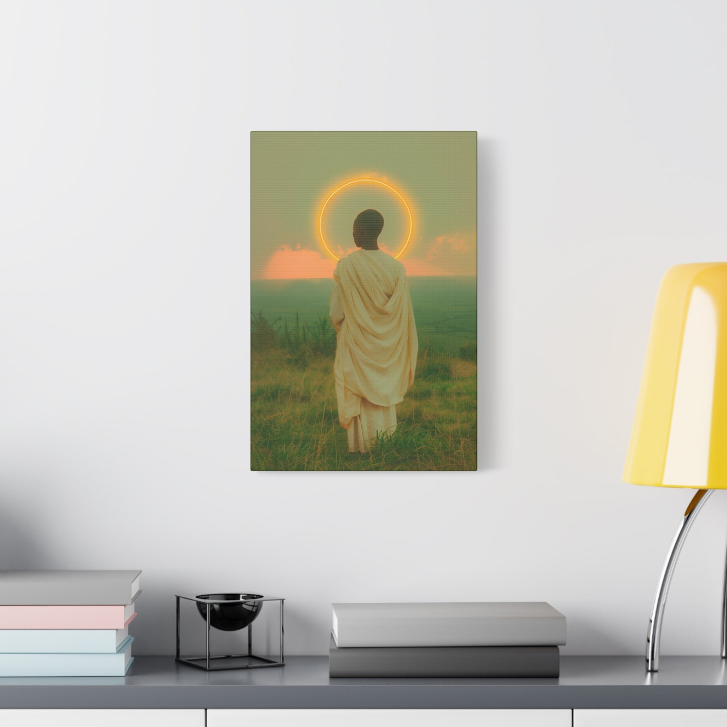 Saint Charles Lwanga -  Museum Wrapped Canvas - Sanctified Souls Print - Religious Art for your Home - Catholic Patron Saint Art