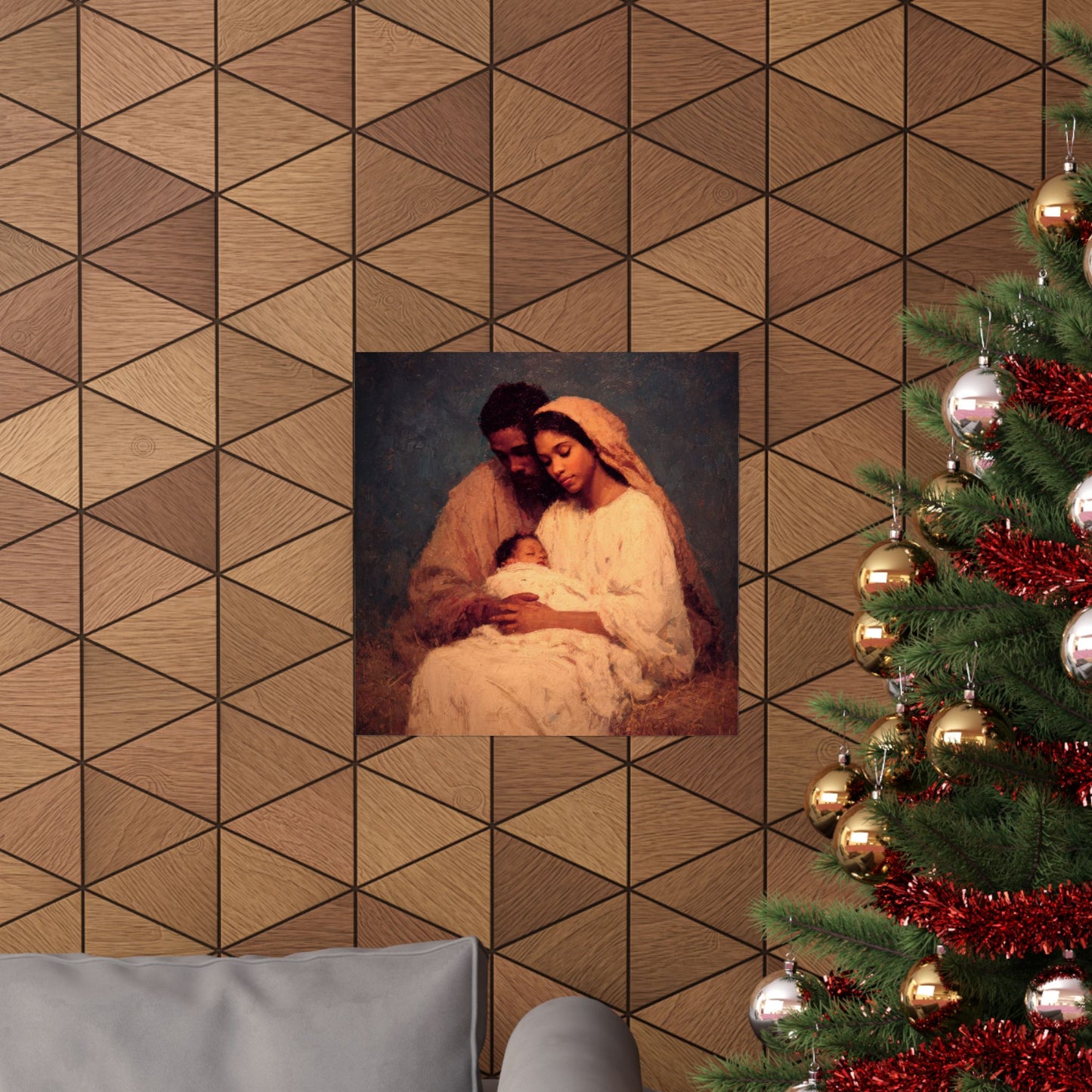 Love Made Visible in the Holy Family - Sanctified Souls Print - Multiple Sizes - Premium Matte Vertical Posters