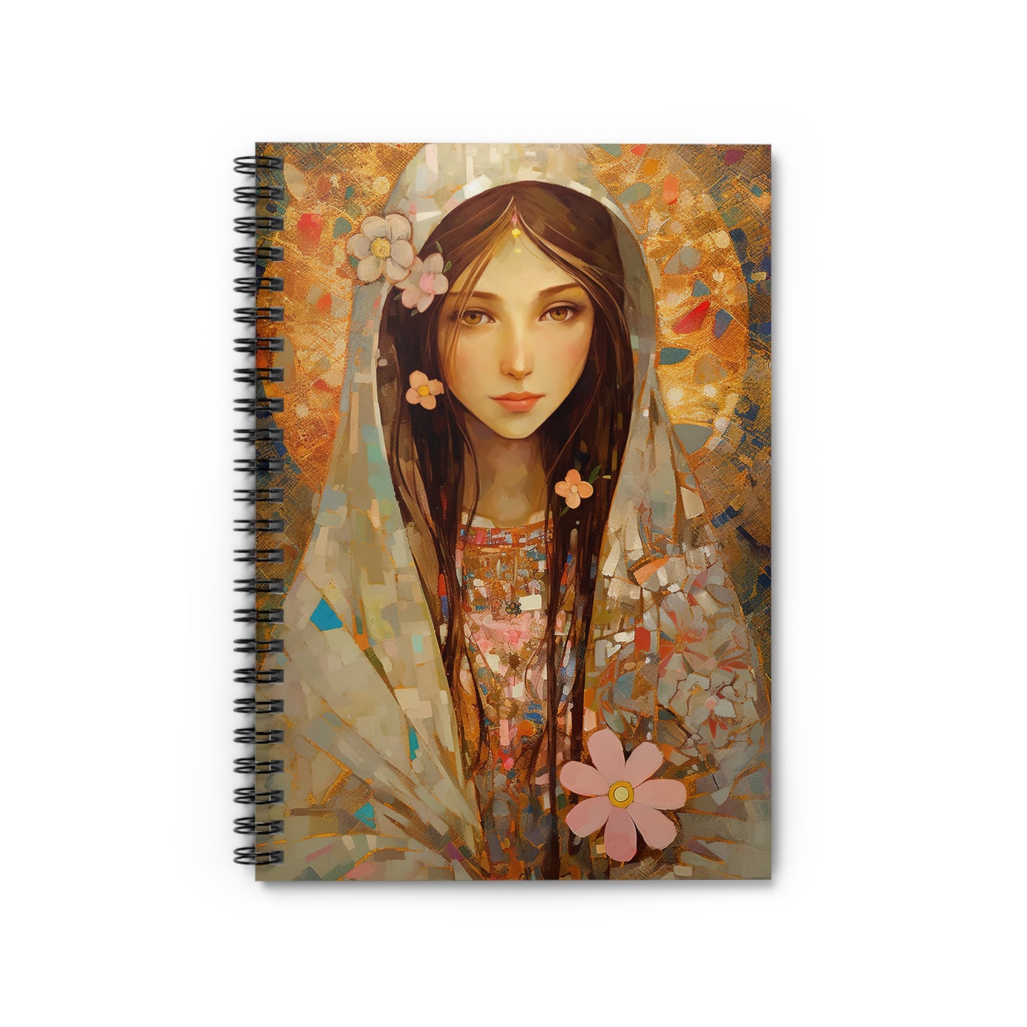 Saint Maria Goretti Journal - Sanctified Souls Art - Religious Based Notebook - Spiral Notebook - Ruled Line