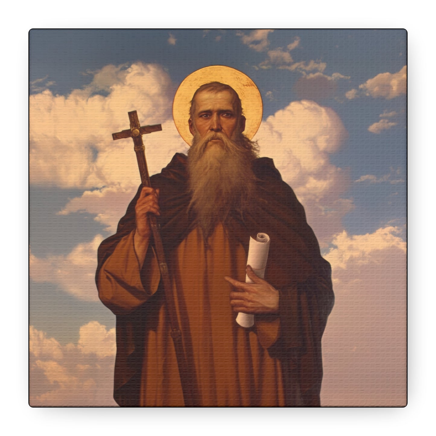 Saint Joannicus the Great / Loannikios of Mount Olympus - Gallery Wrapped Canvas - Print - Religious Art for your Home - Catholic Art Print