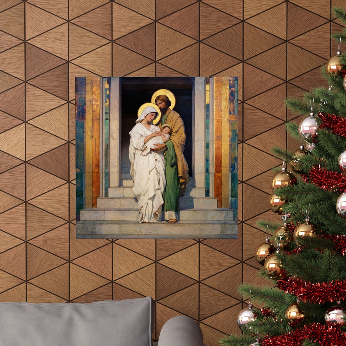 The Feast of the Presentation of the Lord - Holy Family - Sanctified Souls Print - Multiple Sizes - Premium Matte Vertical Posters