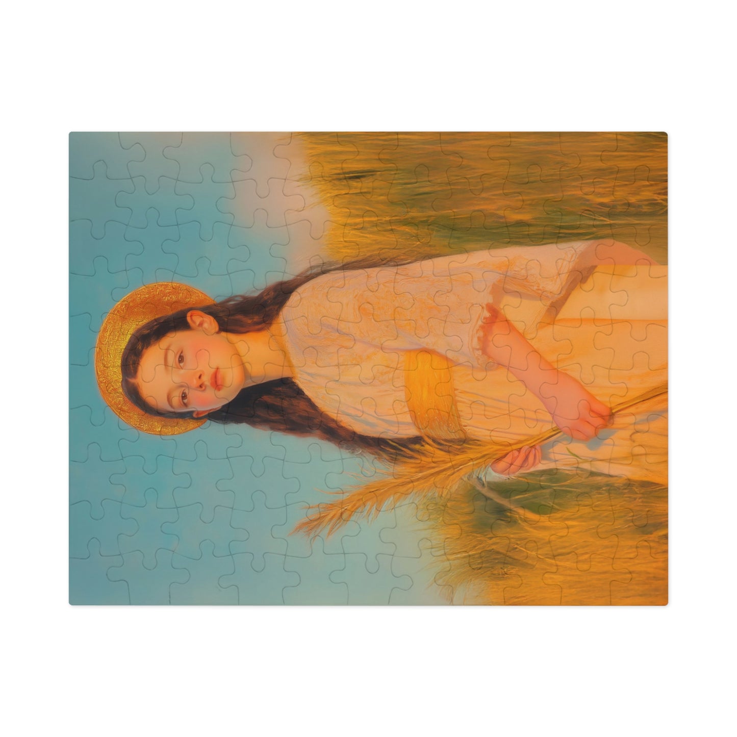 Saint Faith - Puzzle and Tin - Religious Jigsaw Puzzle (30, 110, 252, 500,1000) - Gift Catholic Families - Martyr of the Church