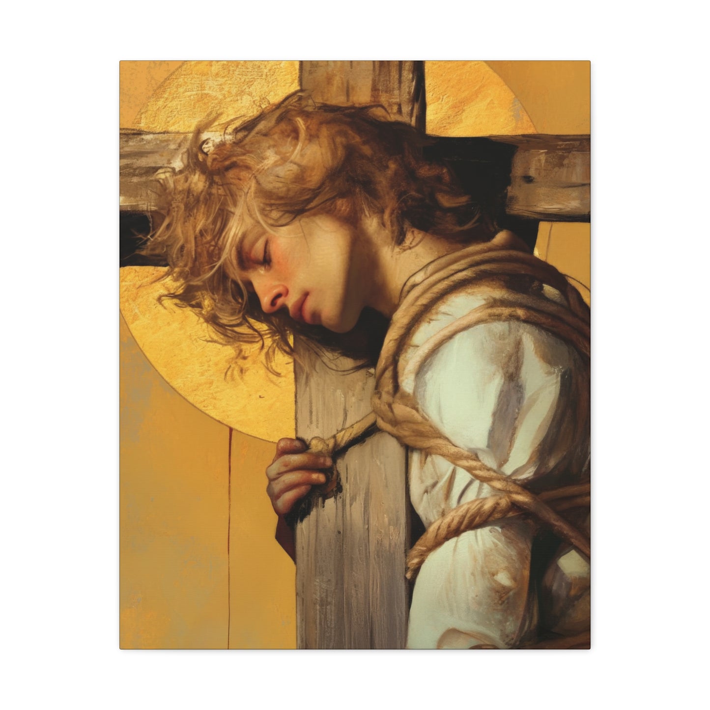 Saint Dismus, The 'Good Thief' - Gallery Wrapped Canvas - Print - Religious Art for your Home - Catholic Art