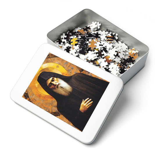 Saint Charbel Makhlouf - Puzzle and Keepsake Tin - Religious Jigsaw Puzzle (30, 110, 252, 500,1000-Piece) - Religious Puzzle