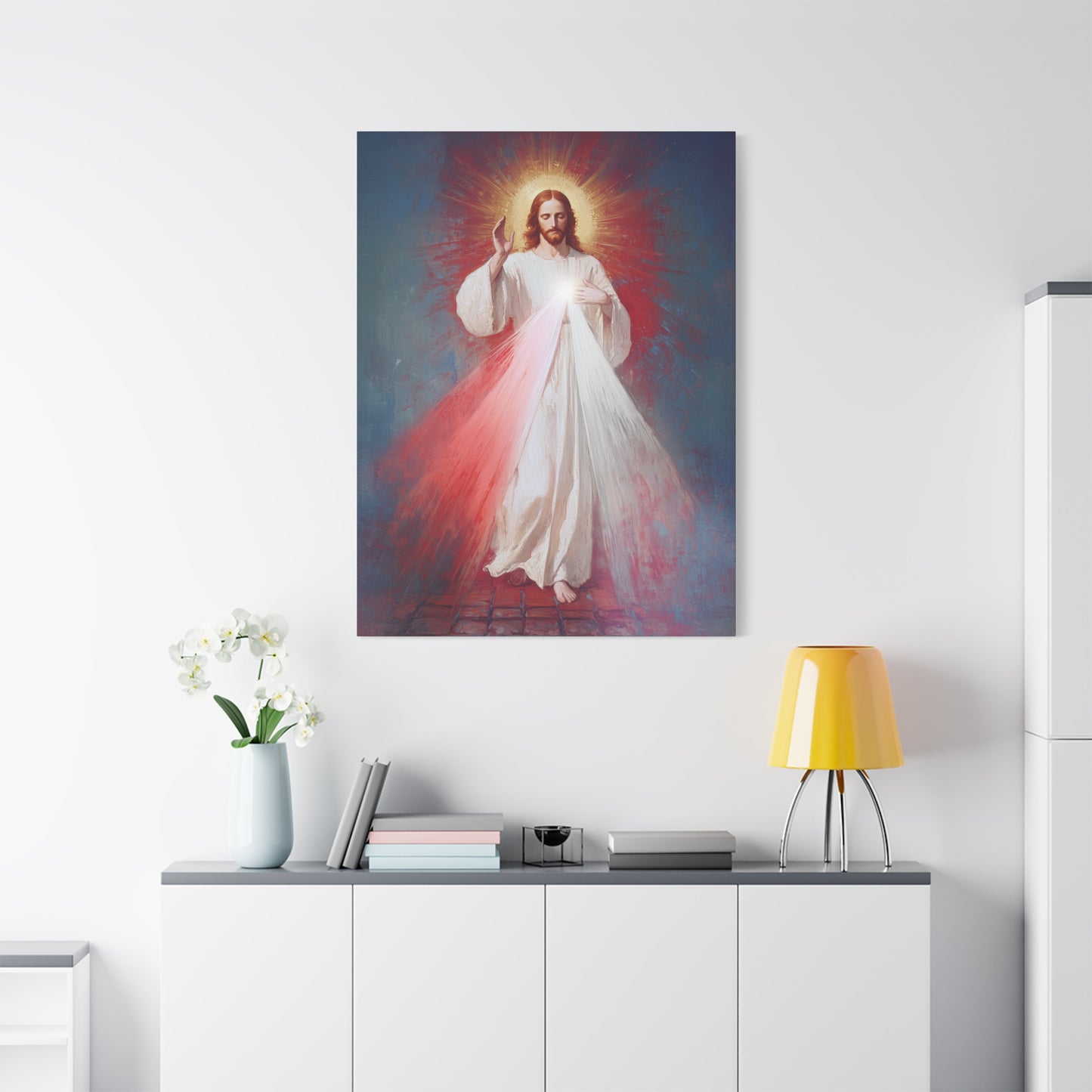 The Divine Mercy - Our Lord Jesus Christ - Gallery Wrapped Canvas - Print - Religious Art for your Home - Catholic