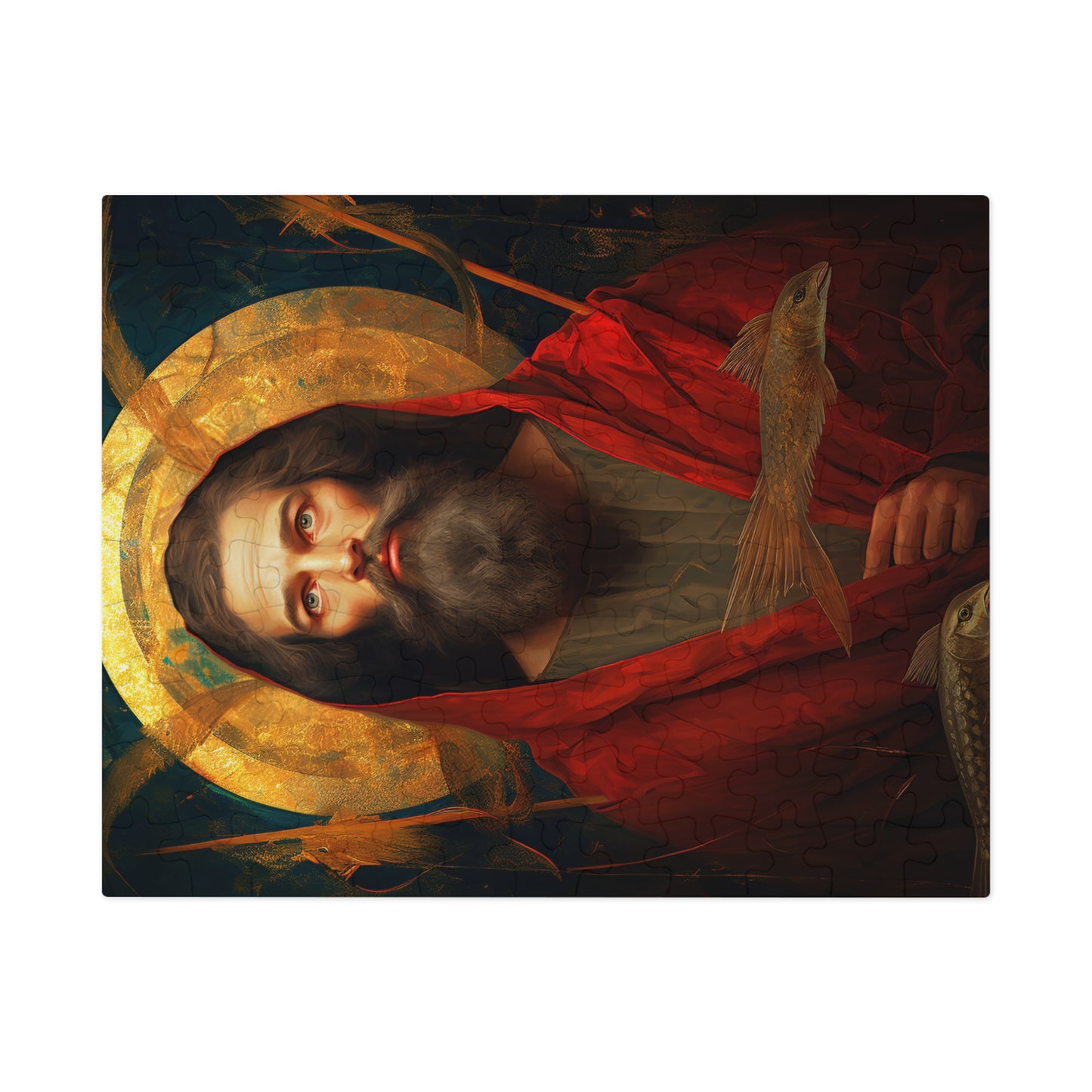 Saint Andrew - Puzzle and Keepsake Tin - Religious Jigsaw Puzzle (30, 110, 252, 500,1000-Piece) - Religious Puzzle