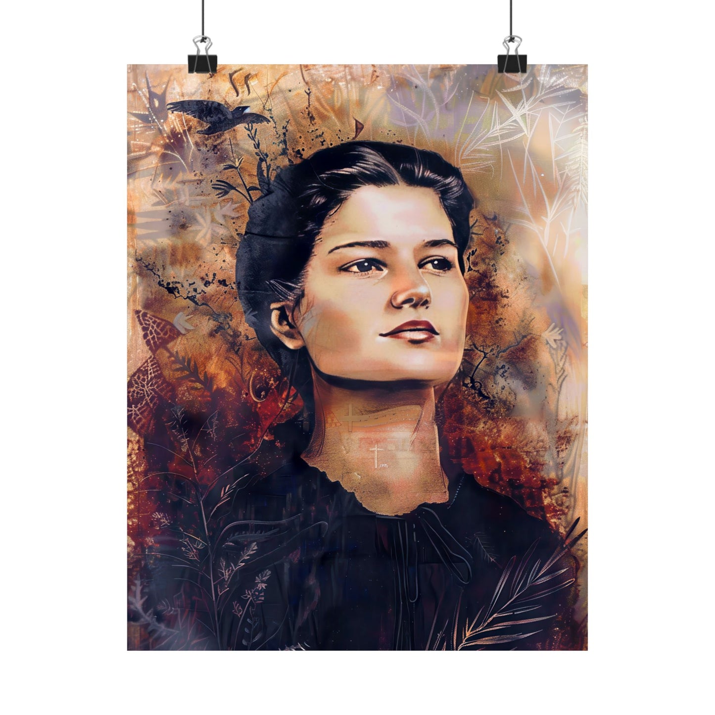 Blessed Pierina Morosini Poster Print - Sanctified Souls Print - Multiple Sizes - Premium Posters - Catholic Art for your home